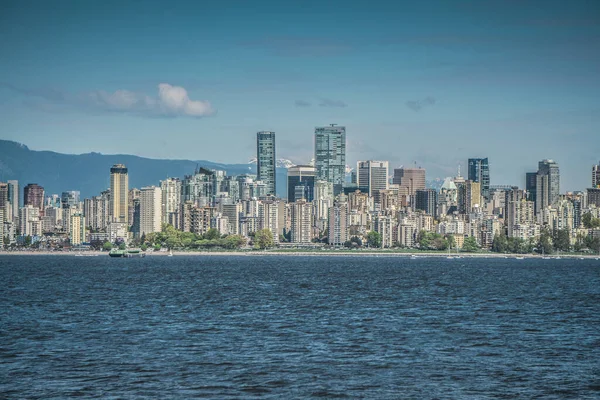 Vancouver Kusthamn Västkuststad Belägen British Columbia Kanada — Stockfoto