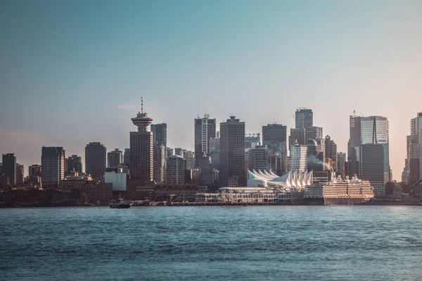 Vancouver Seaport West Coast City Located British Columbia Canada Stock Image