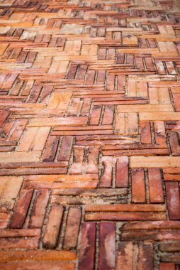 Üst Manzara Eski tuğla geçidi