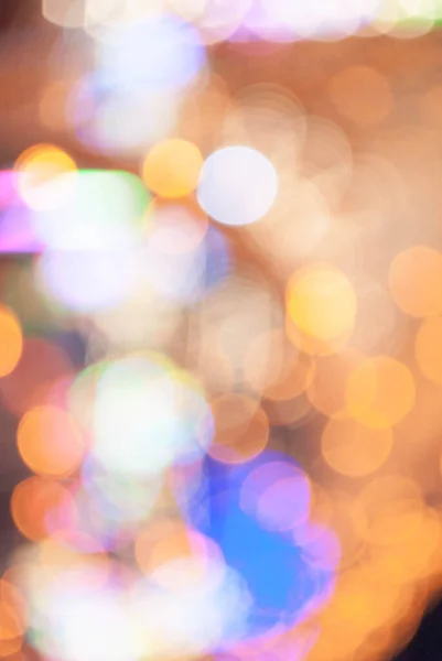 Soyut bokeh renkli trafik ışığı