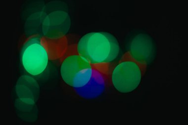 Noel Gecesi Bokeh dokusu arka planı