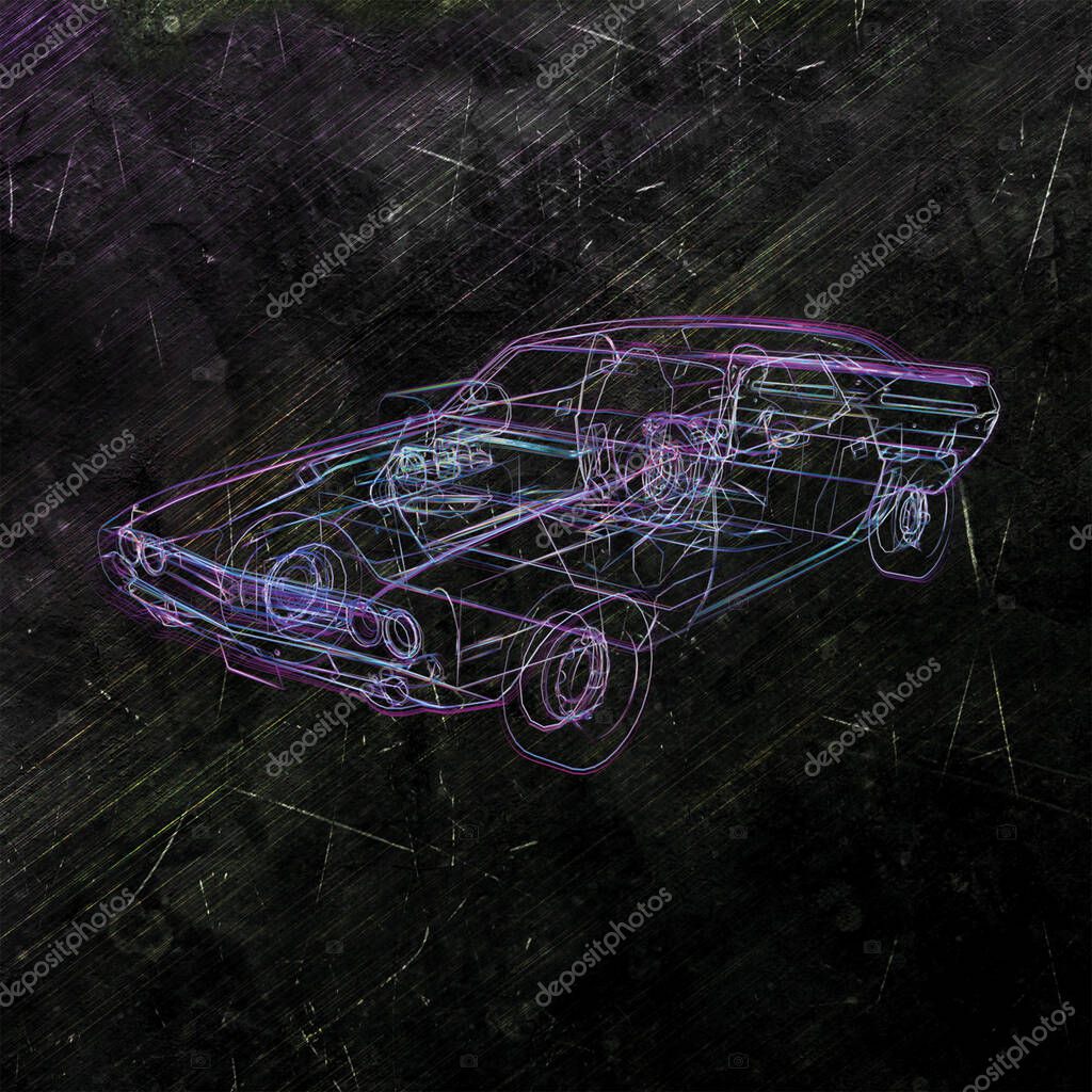 I made this cool dodge for print art. Enjoy!
