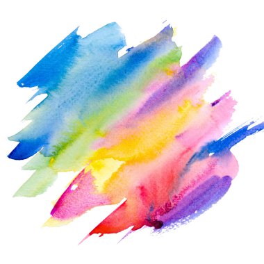 Mesaj arkaplanı için soyut suluboya sıçraması yap. Gazeteye renkli bir şekilde sıçramış. Fırçaların ıslak dokusu. Yaratıcı duvar kağıdı veya tasarım sanatı için resim.