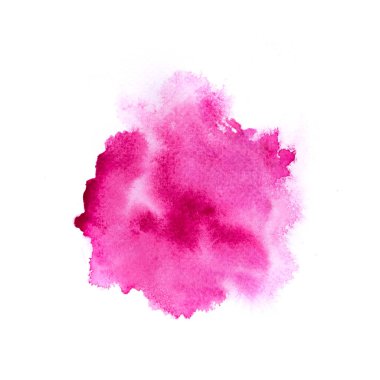 Paint a circle of watercolor for the text message background. Colorful splashing in the paper. It is wet texture from brushes. Picture for creative wallpaper or design art work.