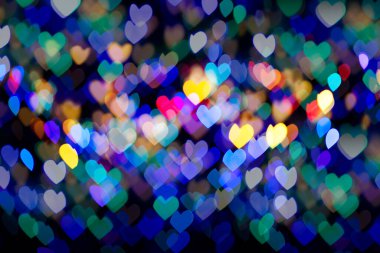 Sevgililer Günü arkaplanı, ışıklar