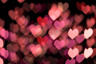 Sevgililer Günü arkaplanı, ışıklar