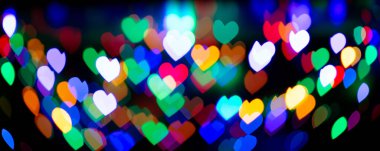 Sevgililer Günü arkaplanı, ışıklar