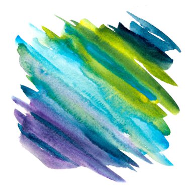 Mesaj arkaplanı için soyut suluboya sıçraması yap. Gazeteye renkli bir şekilde sıçramış. Fırçaların ıslak dokusu. Yaratıcı duvar kağıdı veya tasarım sanatı için resim.