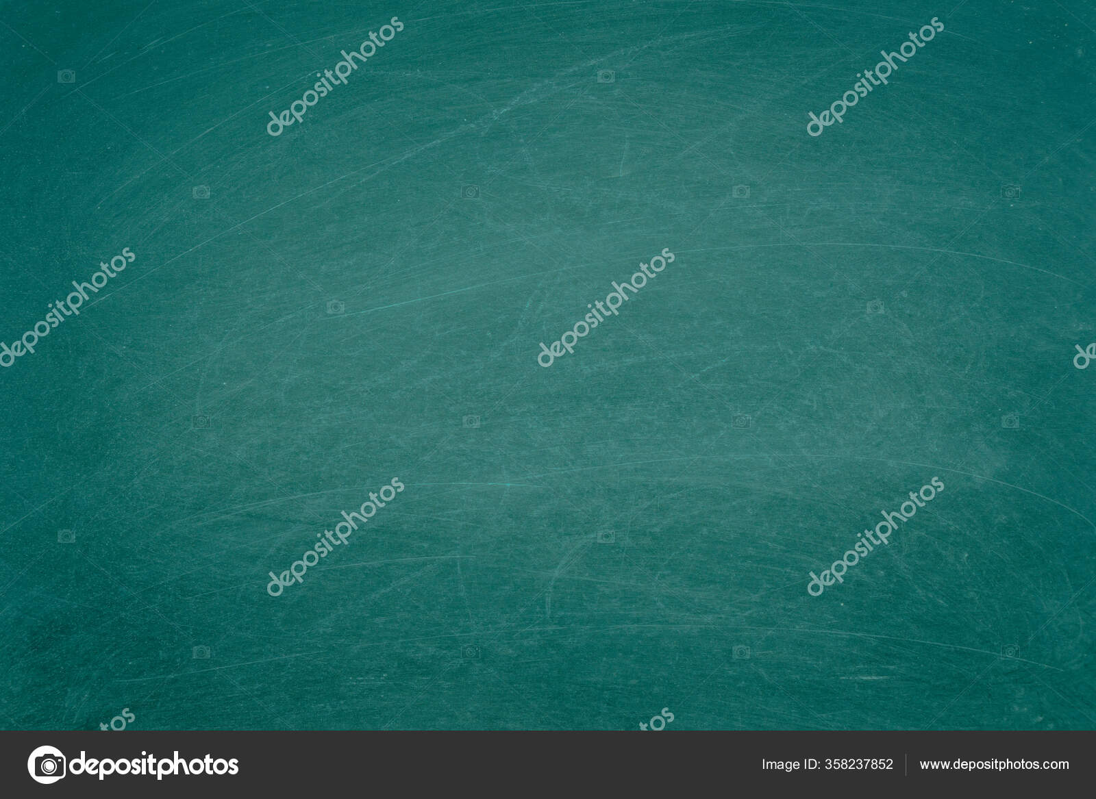 Working Place Empty Rubbed Out Green Board Chalkboard Texture Background  Stock Photo by ©NitChan 358237852