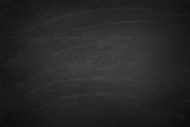 Sınıf veya duvar kağıdı için karatahta desen arka planında silinmiş boş çalışma yeri, metin iletisi ekle