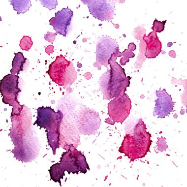 Paint a circle of watercolor for the text message background. Colorful splashing in the paper. It is wet texture from brushes. Picture for creative wallpaper or design art work.