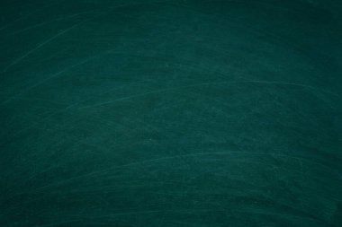 Sınıf veya duvar kağıdı için boş tahta tebeşir dokusu arka planında silinmiş çalışma yeri, metin iletisi ekle. 