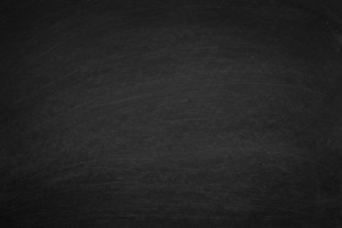 Sınıf veya duvar kağıdı için karatahta desen arka planında silinmiş boş çalışma yeri, metin iletisi ekle