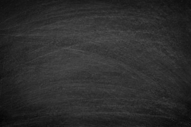 Sınıf veya duvar kağıdı için karatahta desen arka planında silinmiş boş çalışma yeri, metin iletisi ekle