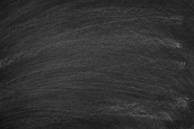 Sınıf veya duvar kağıdı için karatahta desen arka planında silinmiş boş çalışma yeri, metin iletisi ekle