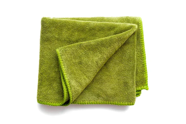 Beyaz üzerine renkli mikrofiber toz bezi