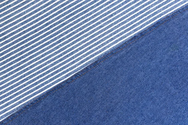 Detail Der Hübschen Blauen Jeans Textil Tuxture Für Hintergrund Mit — Stockfoto