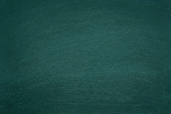 教室や壁紙のための緑のボードの黒板テクスチャの背景にこすり空の作業場所 テキストメッセージを追加します — ストック写真
