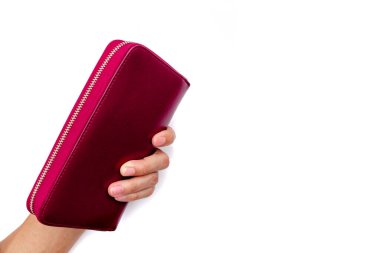 Cüzdanı beyaz olan el. 