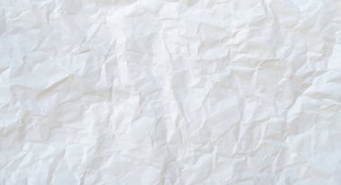 Yaratıcı duvar kâğıdı, kart, sanat tasarımı için açık gölgeli, boş yaprak gri arkaplan üzerine buruşmuş modern beyaz kağıt