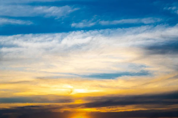 Piękny Zachód Słońca Tło Nieba — Zdjęcie stockowe