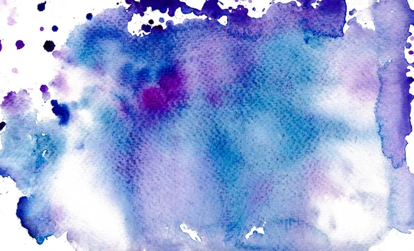 Mão Abstrata Aquarela Desenhada Colorido Espirrar Papel Fundo Textura Molhada — Fotografia de Stock