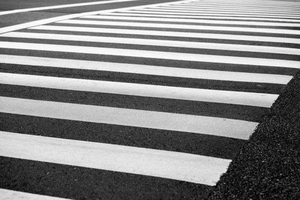 Attraversamento Zebra Della Strada Pedonale — Foto Stock