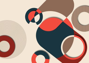 Soyut renk geometrik şekiller. Modern tasarım arka planı. İş sunumu tasarım şablonu, kapak, broşür, broşür, web afişi. Vektör illüstrasyonu