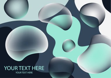 Soyut sıvı ve modern elementler. Dinamik renk şekilleri ve çizgiler. Broşürler, web afişleri, el ilanları ve posterler için kapak tasarımı için modaya uygun bir şablon. Vektör illüstrasyonu