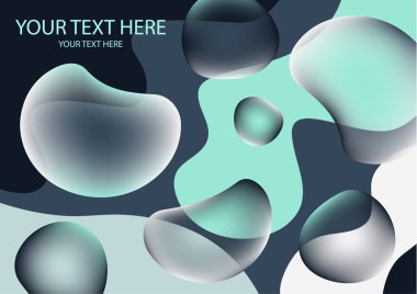 Soyut sıvı ve modern elementler. Dinamik renk şekilleri ve çizgiler. Broşürler, web afişleri, el ilanları ve posterler için kapak tasarımı için modaya uygun bir şablon. Vektör illüstrasyonu