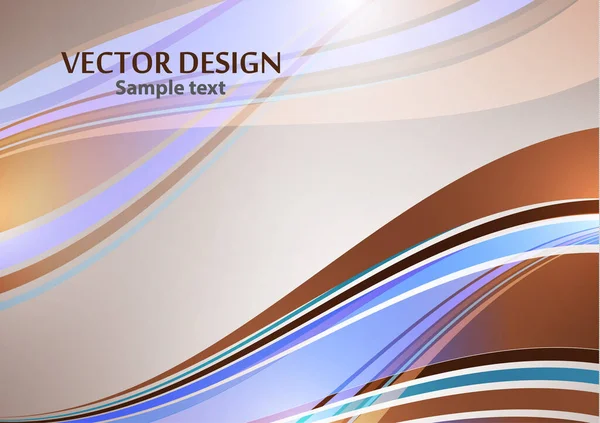 Bright color elegant lines abstract waves. Element of modern business design. Vector illustration.