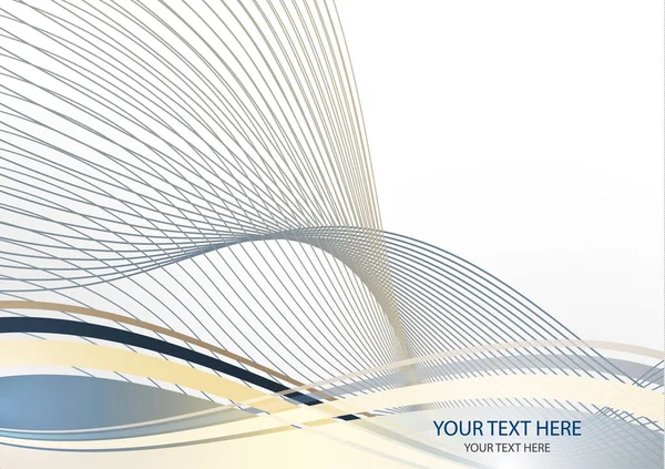 Parlak renkli zarif çizgiler soyut dalgalar. Modern iş tasarımının bir unsuru. Vektör illüstrasyonu.