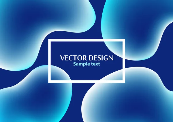 Abstrakte Geometrische Flüssigkeit Hintergrund Bunte Flüssige Farbe Mit Gestaltungselementen Dynamischer — Stockvektor