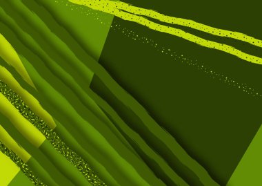 Kapak sayfası düzeni. Geometrik tasarım, çokgenler ve çizgiler. İş broşürü sayfası, şirket şablonu. Vektör illüstrasyonu