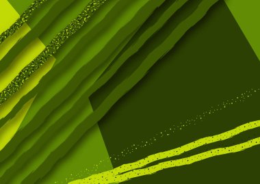 Kapak sayfası düzeni. Geometrik tasarım, çokgenler ve çizgiler. İş broşürü sayfası, şirket şablonu. Vektör illüstrasyonu