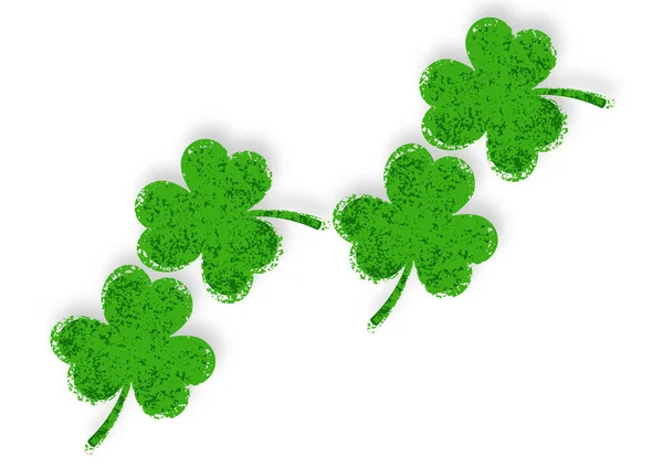 Icône Feuille Trèfle Shamrock Élément Design Créatif Pour Saint Patrick — Image vectorielle