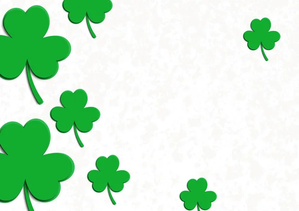 Icône Feuille Trèfle Shamrock Élément Design Créatif Pour Saint Patrick — Image vectorielle