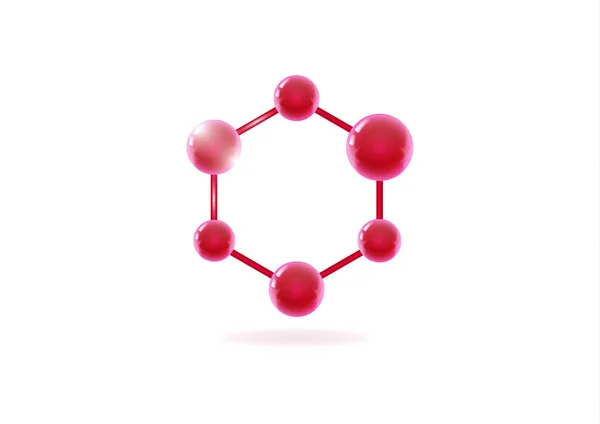 Logo Icono Molécula Moderna Logo Plantilla Vectorial Para Medicina Ciencia — Vector de stock