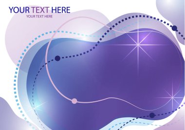 Yaratıcı soyut arkaplan Akışkan Biçim Renkleri ve Şekiller. Hareketli parlak şekilli bir vektör. Pankart ya da poster için gelecek tasarımı, poster tasarımı.