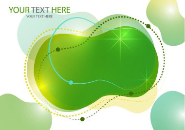 Yaratıcı soyut arkaplan Akışkan Biçim Renkleri ve Şekiller. Hareketli parlak şekilli bir vektör. Pankart ya da poster için gelecek tasarımı, poster tasarımı.