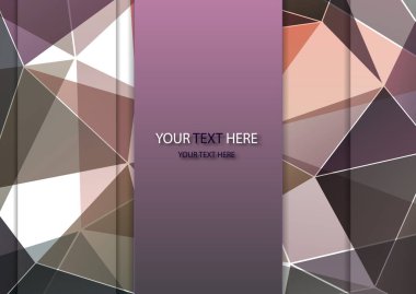 Vektör soyut çok renkli çokgen mozaik arka plan. Modern geometrik üçgen desen. Origami stili ve eğimli. İş tasarım şablonu. Vektör illüstrasyonu