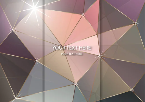 Vektor Abstrakten Mehrfarbigen Polygonalen Mosaik Hintergrund Modernes Geometrisches Dreiecksmuster Origami — Stockvektor