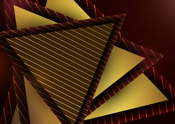 Abstracte Driehoek Lijn Streep Patroon Vector Achtergrond — Stockvector
