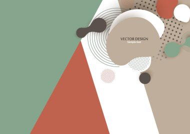 Dinamik renk şekilleri ve çizgiler. Renkli geometrik arkaplan üzerinde akan sıvı formları olan soyut bileşim. Tasarım afişi, el ilanı veya sunum şablonu. Vektör illüstrasyonu