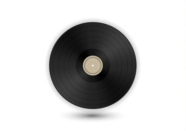 Иконка Виниловых Пластинок Музыкальный Рисунок Векторная Иллюстрация Вашего Дизайна — стоковый вектор