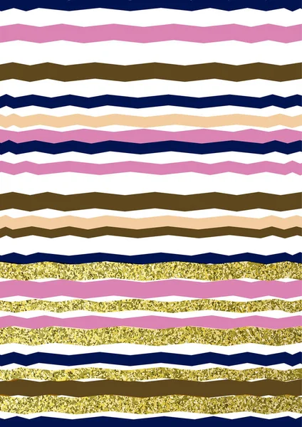 Modayı takip eden soyut tasarım renkli ve beyaz arka planda altın çizgiler. Yazılı ürünler için şirket şablonu. Vektör illüstrasyonu