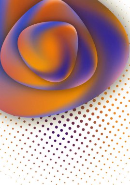 Yuvarlak düz üçgen taşlar ve eğimli bir ağ. Poster, afiş, broşür ve sunum için renkli sıvı şekiller. Modaya uygun yumuşak renkler ve düzgün bir karışım. Vektör illüstrasyonu