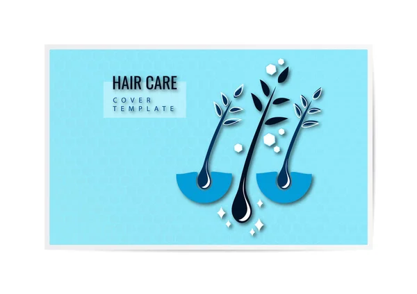 Yaratıcı yalıtılmış saç kökü ikonu. Vektör logosu saç tanılama merkezi. Güzellik salonu konsepti, yardım kliniği, kırık uçlar, saç dökülmesi, saç sağlığı, şampuan, saç kremi. Vektör illüstrasyonu