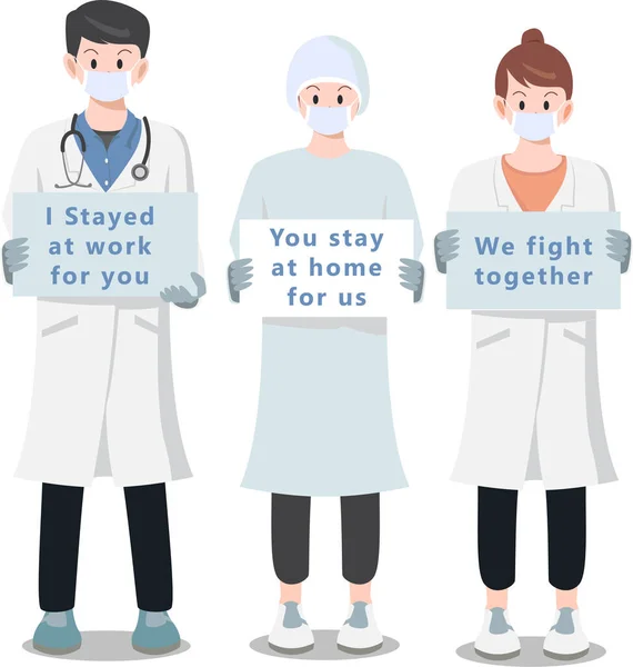Bir grup tıp çalışanı evde kalmamızı öneriyor.