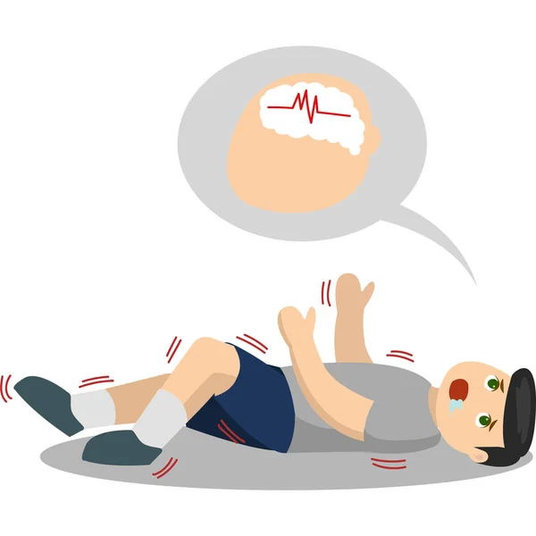 Beyin fonksiyonları bozulduğunda bir adam epilepsi olur.